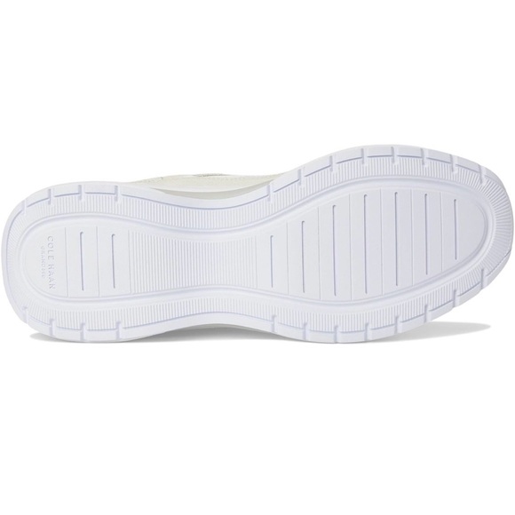 NIB Cole Haan Grandpro Eleeana Runner, White Ltr/Silver Birch Sde/White Mesh - Picture 3 of 9